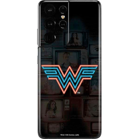 Wonder Woman 1984 (2020) Neon Logo Galaxy S21 Ultra 5G Skin